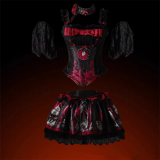 Caged Bird Hotel - Corridor Darkmoon - Plus Size Halloween Gothic Lolita Corset and Skirt Set
