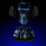 Caged Bird Hotel - Corridor Darkmoon - Plus Size Halloween Gothic Lolita Corset and Skirt Set