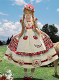 Whispers of the Roses - Strawberry Tart - Kawaii Doll Sweet Lolita JSK, OP Dress and Accessories