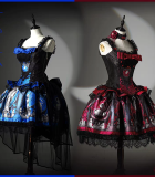 Caged Bird Hotel - Corridor Darkmoon - Plus Size Halloween Gothic Lolita Corset and Skirt Set