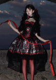 Caged Bird Hotel - Corridor Darkmoon - Plus Size Halloween Gothic Lolita Corset and Skirt Set