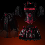 Caged Bird Hotel - Corridor Darkmoon - Plus Size Halloween Gothic Lolita Corset and Skirt Set