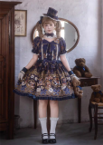 Nn Star - Bear Fantasy - Vintage Sweet Lolita OP Dress, JSK and Accessories
