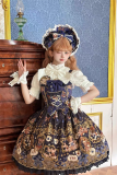 Nn Star - Bear Fantasy - Vintage Sweet Lolita OP Dress, JSK and Accessories