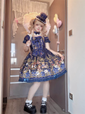 Nn Star - Bear Fantasy - Vintage Sweet Lolita OP Dress, JSK and Accessories