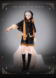 Forest Fluorescent Carps - The Choir of the Church - Boystyle Prince Konoda Ouji Lolita Shorts Set and Beret