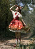 Mushroom Park - Fairy Tale Style Sweet Lolita OP Dress and Hat