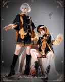 Forest Fluorescent Carps - The Choir of the Church - Boystyle Prince Konoda Ouji Lolita Shorts Set and Beret