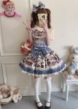 Spireme Cat - Hazelnut Bear - Doll Casual Sweet Lolita OP Dress and Salopettes