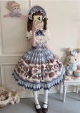 Spireme Cat - Hazelnut Bear - Doll Casual Sweet Lolita OP Dress and Salopettes