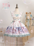 B.Dolly - Dream Childhood - Sweet Lolita JSK and Cat Ear Headband