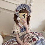 Spireme Cat - Hazelnut Bear - Doll Casual Sweet Lolita Headbow and Bonnet