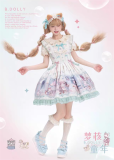 B.Dolly - Dream Childhood - Sweet Lolita JSK and Cat Ear Headband