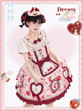 B.Dolly - Dream Apple Rabbit - Embroidery Sweet Lolita OP Dress, Hat and Hairclips