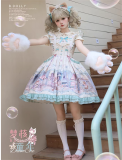 B.Dolly - Dream Childhood - Sweet Lolita JSK and Cat Ear Headband