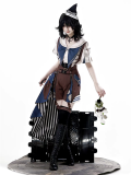 Eternal Island of Girls - Mechanician - Ouji Boystyle Prince Konoda Punk Lolita Blouse, Suspender Shorts and Tailing Set
