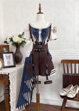 Eternal Island of Girls - Mechanician - Ouji Boystyle Prince Konoda Punk Lolita Blouse, Suspender Shorts and Tailing Set