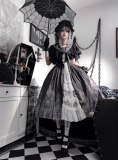Eternal Island of Girls - Silent Church - Elegant Gothic Lolita JSK and Cape Bolero Set