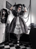Eternal Island of Girls - Silent Church - Elegant Gothic Lolita JSK and Cape Bolero Set