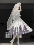 Eternal Island of Girls - Silent Church - Elegant Gothic Lolita JSK and Cape Bolero Set
