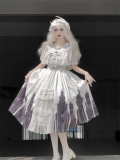 Eternal Island of Girls - Silent Church - Elegant Gothic Lolita JSK and Cape Bolero Set