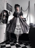 Eternal Island of Girls - Silent Church - Elegant Gothic Lolita JSK and Cape Bolero Set