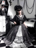 Eternal Island of Girls - Silent Church - Elegant Gothic Lolita JSK and Cape Bolero Set