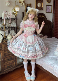 Suise Lace Dream - Meow Meow - Kawaii Doll Sweet Lolita JSK Full Set