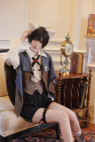 Your Princess - Narrative Poem - Boystyle Ouji Prince Konoda Lolita Blouse, Cape and Shorts Full Set