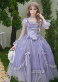 Withpuji - Vines in the Mist - Elegant Party Prom Dress Classic Lolita OP Dress Full Set