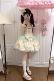 TwilightCrush - Pineapple Cat - Doll Sweet Lolita Salopettes and Accessories