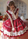 Secret Contract Lolita - Sweetheart Jotie - Kawaii Doll Strawberry Sweet Lolita JSK