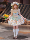 TwilightCrush - Pineapple Cat - Doll Sweet Lolita Salopettes and Accessories
