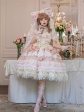 Mewroco -Peacock Feather 2.0- Gorgeous Sweet Classic Lolita JSK Dress