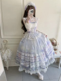 Hanguliang - Fog Enveloping The Vineyard - Elegant Classic Lolita Topwear and Skirt Set