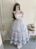Hanguliang - Fog Enveloping The Vineyard - Elegant Classic Lolita Topwear and Skirt Set