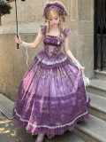 Hanguliang - Fog Enveloping The Vineyard - Elegant Classic Lolita Topwear and Skirt Set