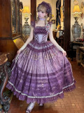 Hanguliang - Fog Enveloping The Vineyard - Elegant Classic Lolita Topwear and Skirt Set