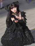Mewroco -Peacock Feather 2.0- Gorgeous Sweet Classic Lolita JSK Dress