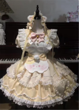 Sweet Tea Girl - Sweet Tea Meow - Kawaii Doll Kitty Sweet Lolita OP Dress Full Set