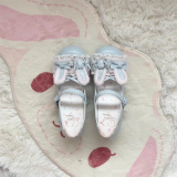 Fluffy Bunny - Cute Round Toe Mary Jane Low Heel Sweet Lolita Shoes