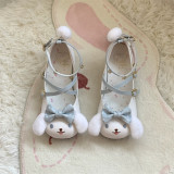 Cute Puppy - Round Toe Mary Jane Low Heel Sweet Lolita Shoes