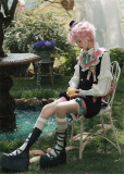 CastleToo - Candy Shop - Boystyle Prince Konoda Ouji Lolita Blouse, Vest and Shorts Set and Accessories