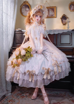 Cat Fairy - Crystal Phantom - Gorgeous Tea Party Princess Wedding Rococo Lolita JSK