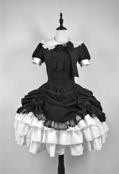 The Original Witch - Obsidian - Halloween Doll Gothic Lolita OP Dress