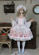 Little Twin Bears - Strawberry Dessert Chef - Medieval Style Doll Sweet Lolita OP Dress