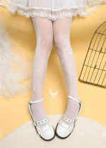 Yidhra - White Night Dye - Qi Lolita Tights For Summer