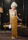 LaceMade - Louvre - Palace Style Casual Vintage Party Prom Dress Lolita Corset Topwear and Skirt Set
