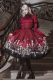Nn Star - Keel Lily - Vintage Gothic Lolita Corset JSK with Detachable Waist Bow