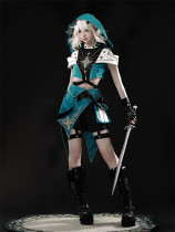 Annie Parcel - Traveler's Luggage - Boystyle Prince Konoda Ouji Punk Lolita Topwear and Shorts Set